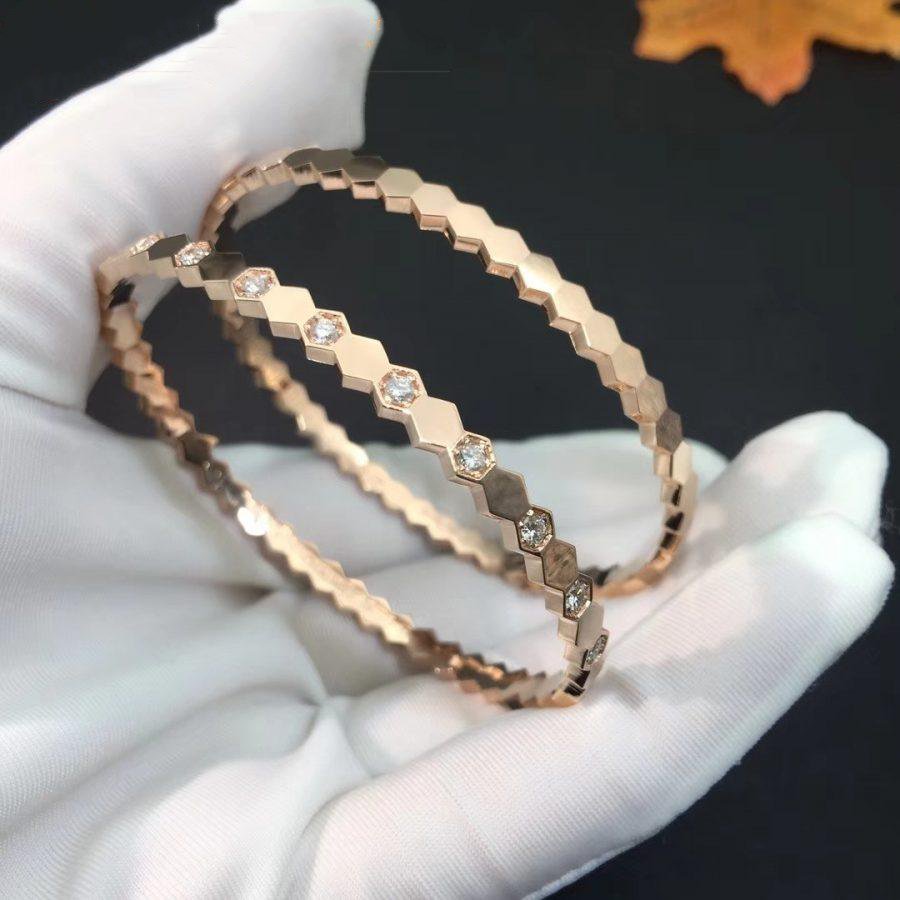 [LUXE JEWELRY]BEE LOVE SILVER DIAMOND BRACELET