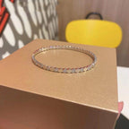 [LUXE JEWELRY]BEE LOVE SILVER DIAMOND BRACELET