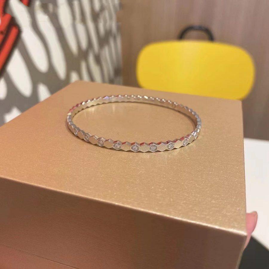 [LUXE JEWELRY]BEE LOVE SILVER DIAMOND BRACELET