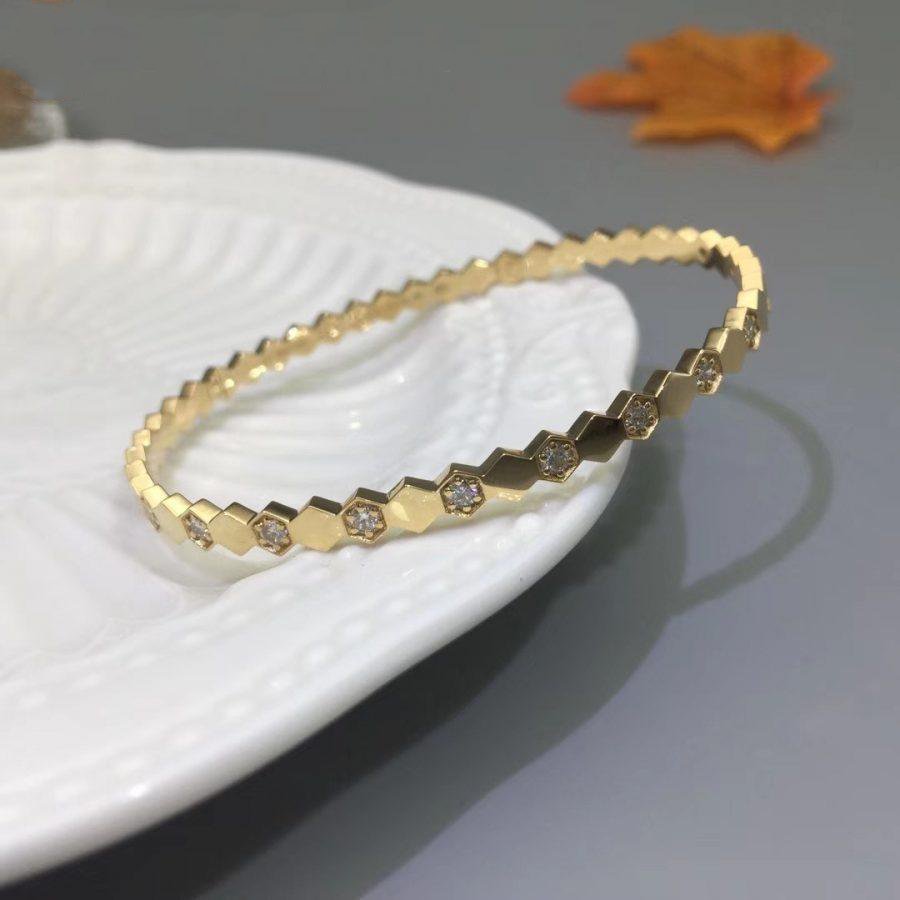 [LUXE JEWELRY]BEE LOVE GOLD DIAMOND BRACELET