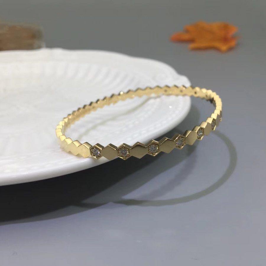 [LUXE JEWELRY]BEE LOVE GOLD DIAMOND BRACELET