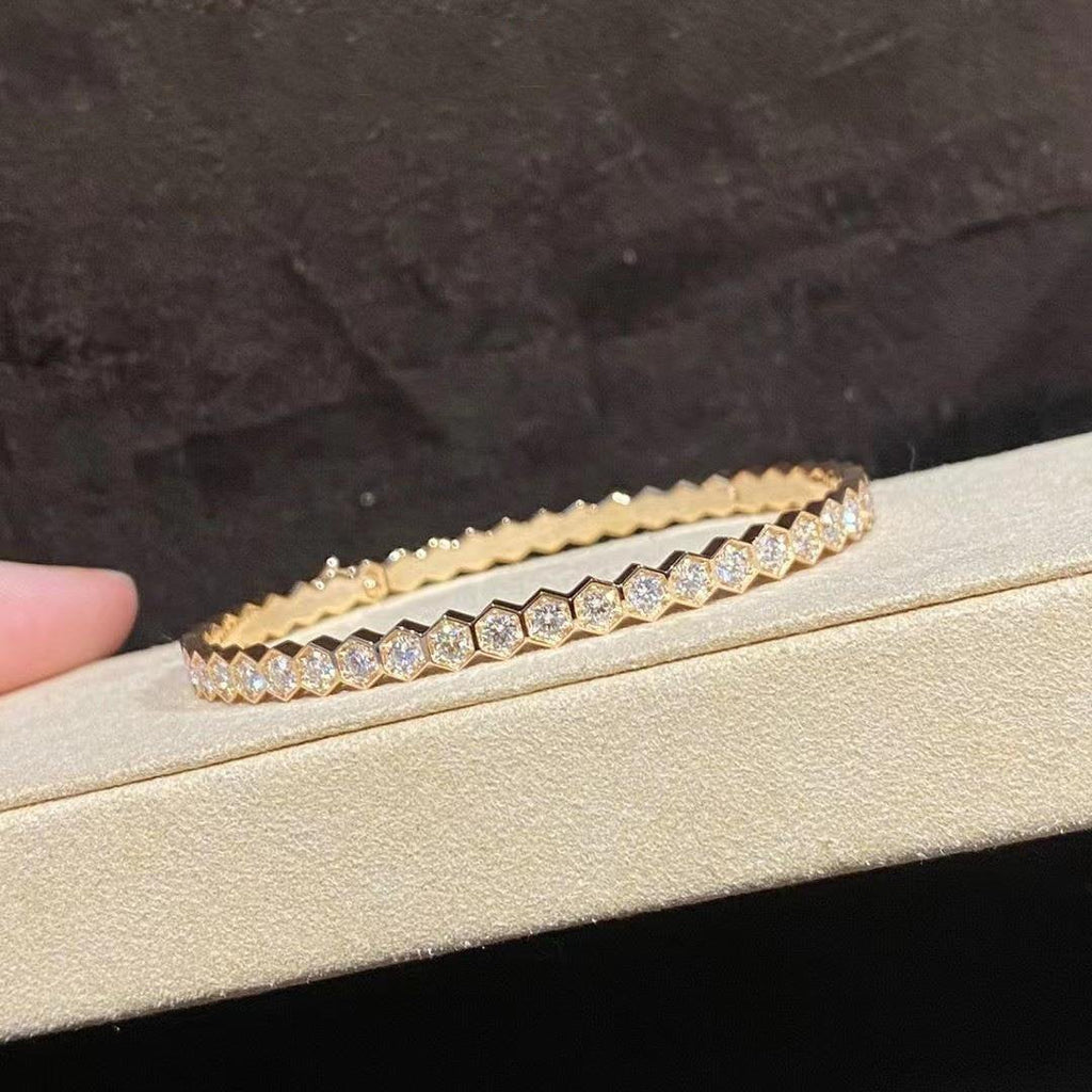 [LUXE JEWELRY]BEE LOVE GOLD BRACELET FULL DIAMOND