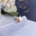 [LUXE JEWELRY]BEE LOVE PINK GOLD DIAMOND EARRINGS