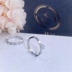 [LUXE JEWELRY]BEE LOVE RING SILVER 1 DIAMOND