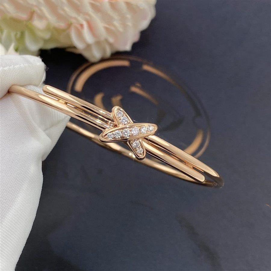 [LUXE JEWELRY]JEUX DE BRACELET PINK GOLD DIAMONDS