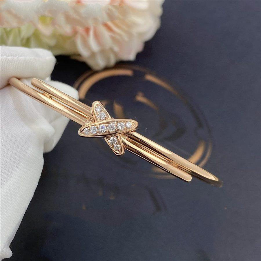 [LUXE JEWELRY]JEUX DE BRACELET PINK GOLD DIAMONDS