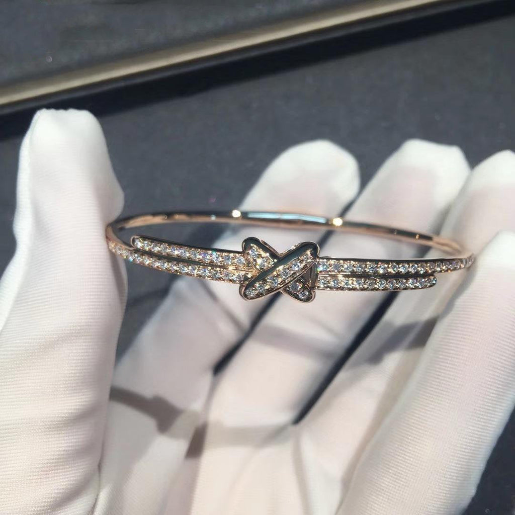 [LUXE JEWELRY]JEUX DE BRACELET DIAMONDS PINK GOLD