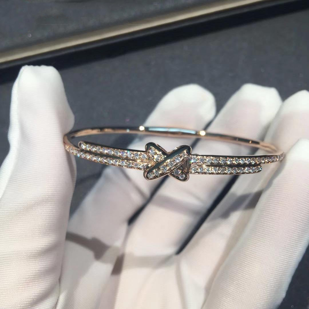 [LUXE JEWELRY]JEUX DE BRACELET DIAMONDS PINK GOLD