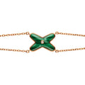 [LUXE JEWELRY]JEUX BRACELET MALACHITE PINK GOLD 1 DIAMOND