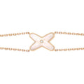 [LUXE JEWELRY]JEUX BRACELET WHITE MOP PINK GOLD 1 DIAMOND