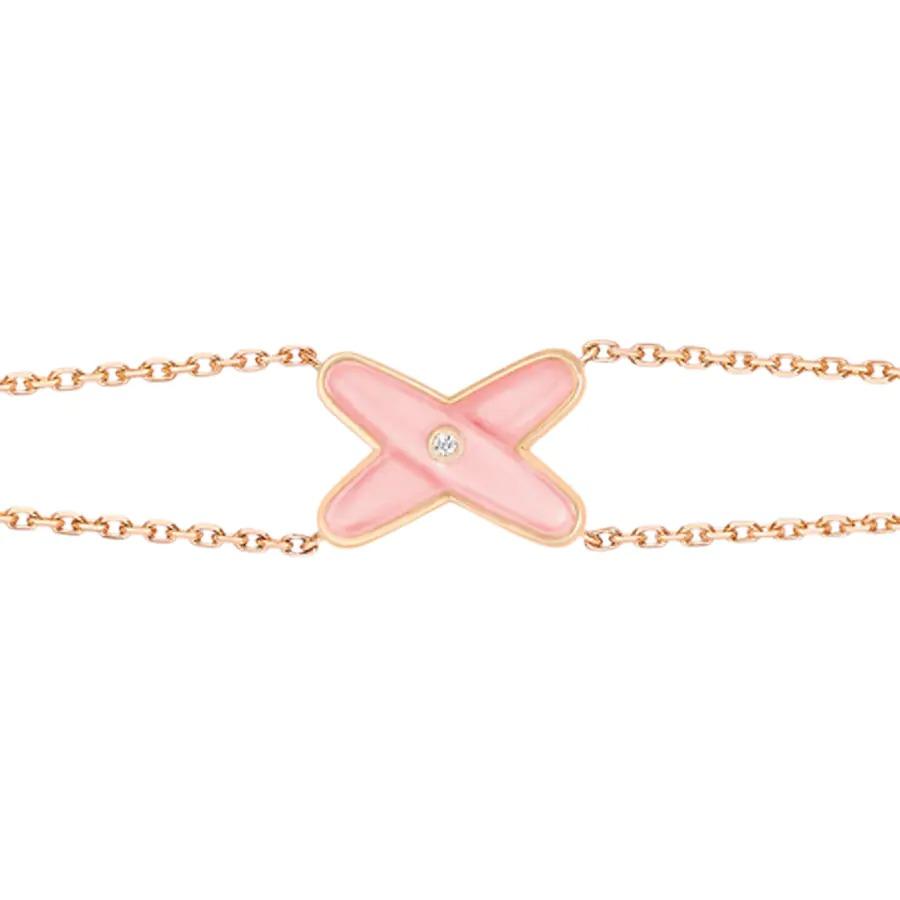 [LUXE JEWELRY]JEUX BRACELET PINK MOP PINK GOLD 1 DIAMOND