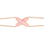 [LUXE JEWELRY]JEUX BRACELET PINK MOP PINK GOLD 1 DIAMOND