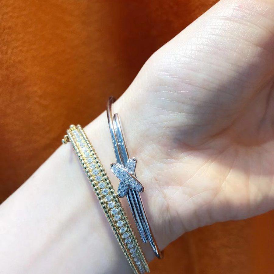 [LUXE JEWELRY]JEUX DE BRACELET SILVER DIAMONDS