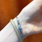 [LUXE JEWELRY]JEUX DE BRACELET SILVER DIAMONDS