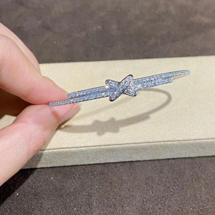 [LUXE JEWELRY]JEUX DE BRACELET DIAMONDS SILVER