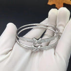 [LUXE JEWELRY]JEUX DE BRACELET DIAMONDS SILVER