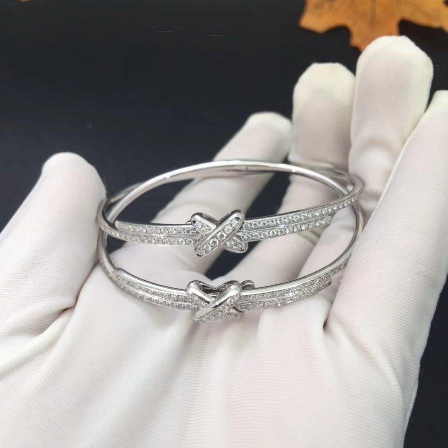[LUXE JEWELRY]JEUX DE BRACELET DIAMONDS SILVER