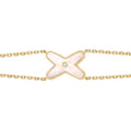 [LUXE JEWELRY]JEUX BRACELET WHITE MOP GOLD 1 DIAMOND