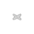 [LUXE JEWELRY]JEUX DE SILVER DIAMOND EARRINGS