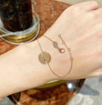 [LUXE JEWELRY]JEUX DE BRACELET MOP PINK GOLD DIAMONDS