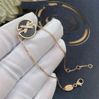 [LUXE JEWELRY]JEUX DE BRACELET ONYX PINK GOLD DIAMOND