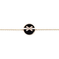 [LUXE JEWELRY]JEUX DE BRACELET ONYX PINK GOLD DIAMOND