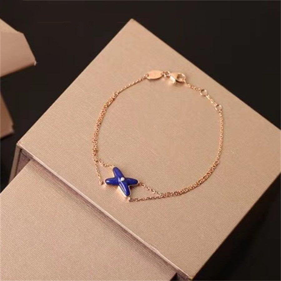 [LUXE JEWELRY]Hollow Design Four-Leaf Clover Flower Shape Ring