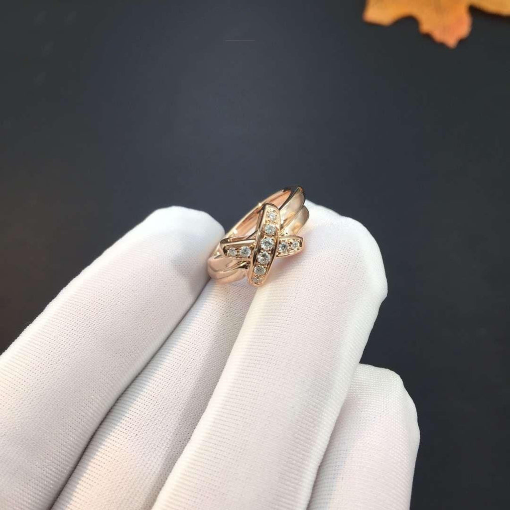 [LUXE JEWELRY]JEUX DE PINK GOLD DIAMOND RING