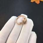 [LUXE JEWELRY]JEUX DE PINK GOLD DIAMOND RING