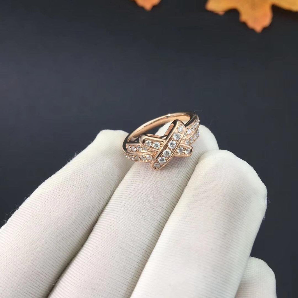 [LUXE JEWELRY]JEUX DE RING PINK GOLD DIAMOND