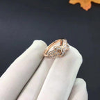 [LUXE JEWELRY]JEUX DE RING PINK GOLD DIAMOND