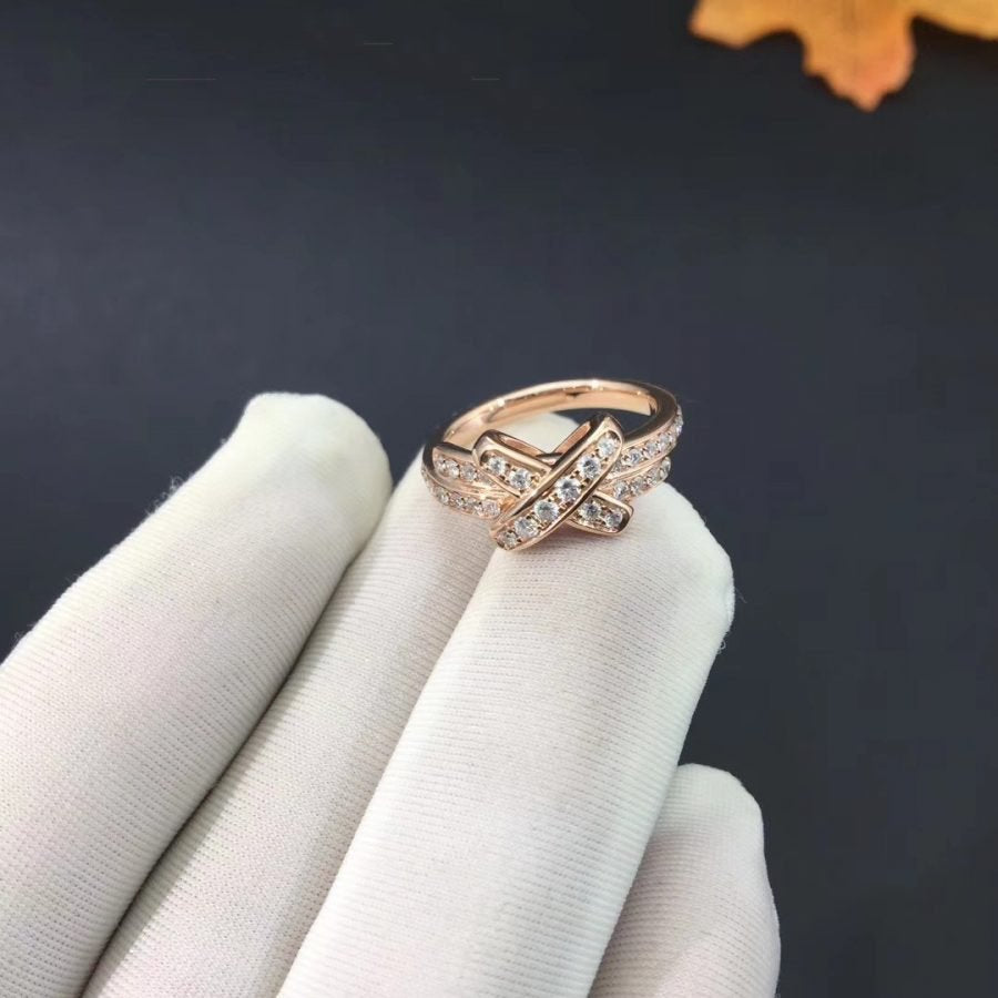 [LUXE JEWELRY]JEUX DE RING PINK GOLD DIAMOND