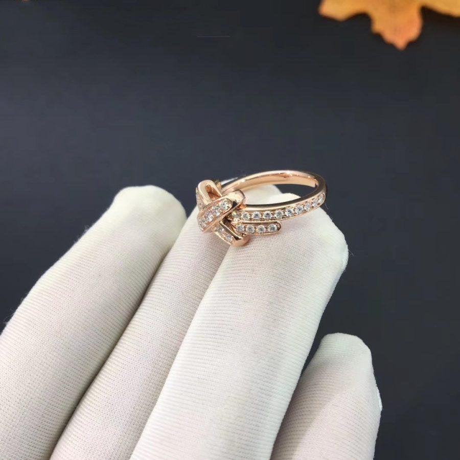 [LUXE JEWELRY]JEUX DE RING PINK GOLD DIAMOND