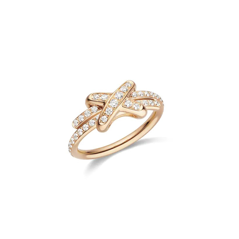 [LUXE JEWELRY]JEUX DE RING PINK GOLD DIAMOND