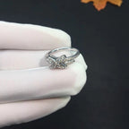 [LUXE JEWELRY]JEUX DE SILVER DIAMOND RING