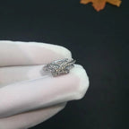 [LUXE JEWELRY]JEUX DE SILVER DIAMOND RING