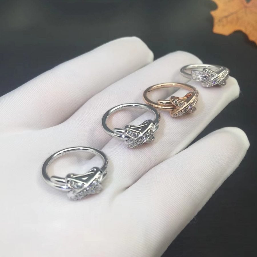[LUXE JEWELRY]JEUX DE SILVER DIAMOND RING