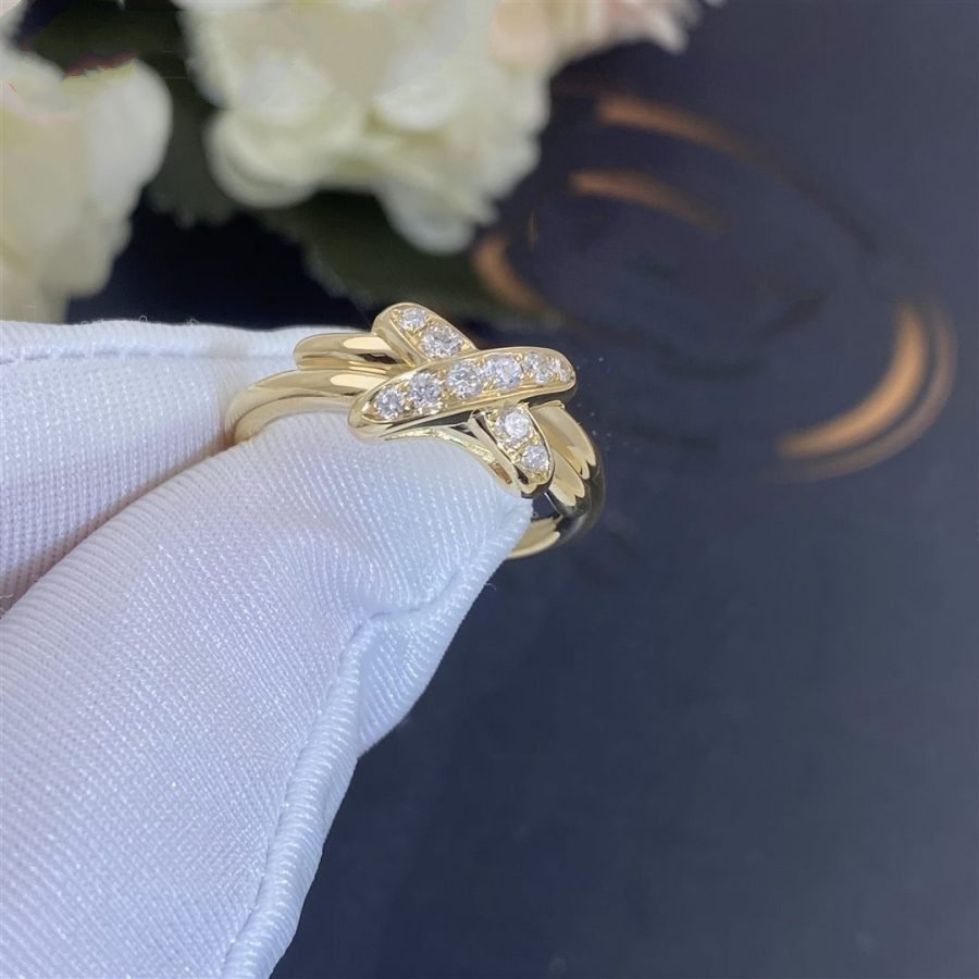 [LUXE JEWELRY]JEUX DE GOLD DIAMOND RING