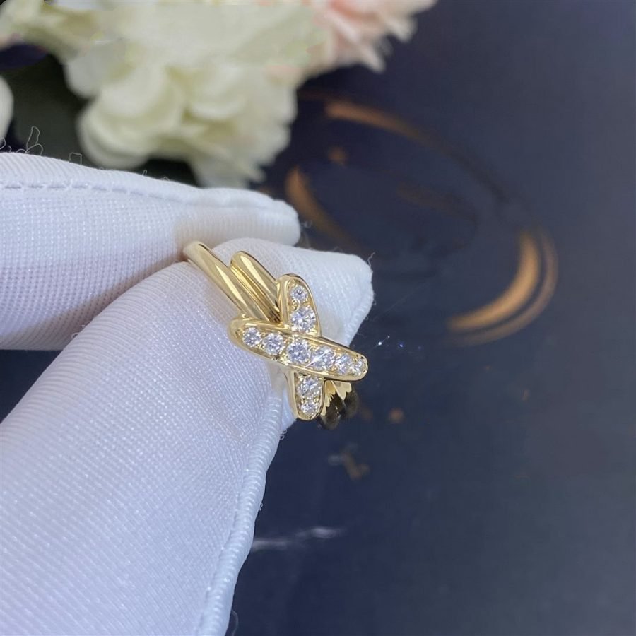 [LUXE JEWELRY]JEUX DE GOLD DIAMOND RING