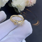 [LUXE JEWELRY]JEUX DE GOLD DIAMOND RING