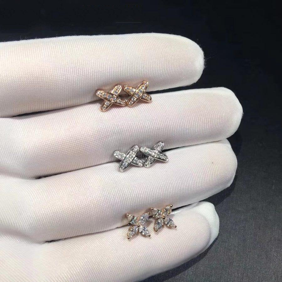 [LUXE JEWELRY]JEUX DE DIAMOND EARRINGS