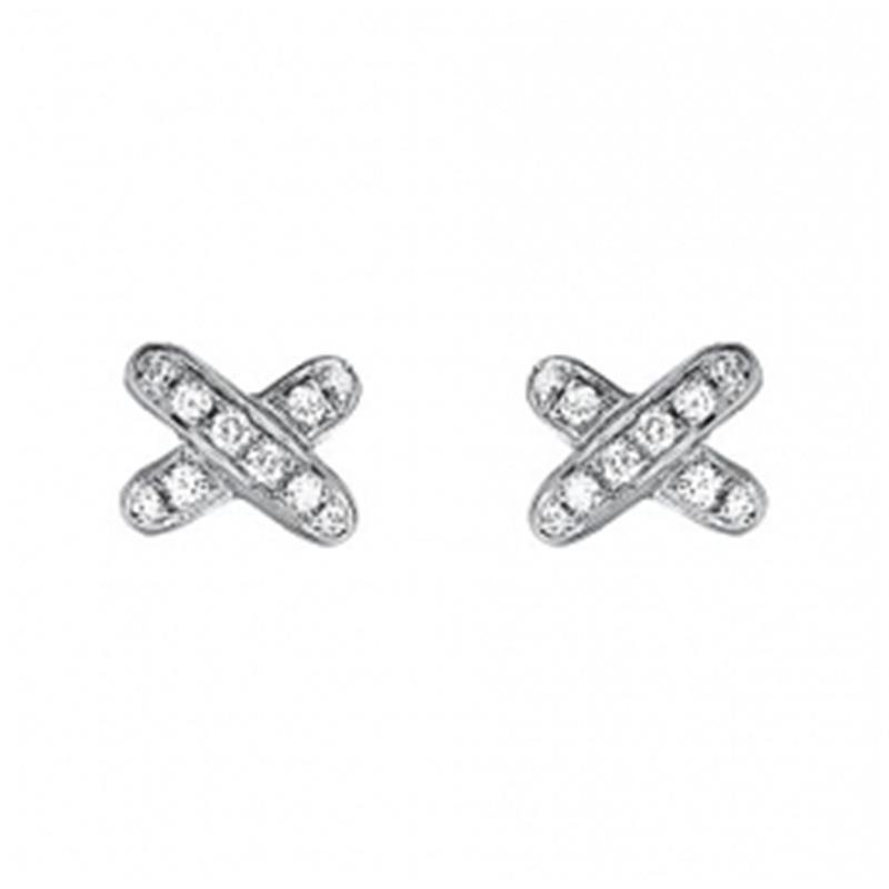 [LUXE JEWELRY]JEUX DE DIAMOND EARRINGS