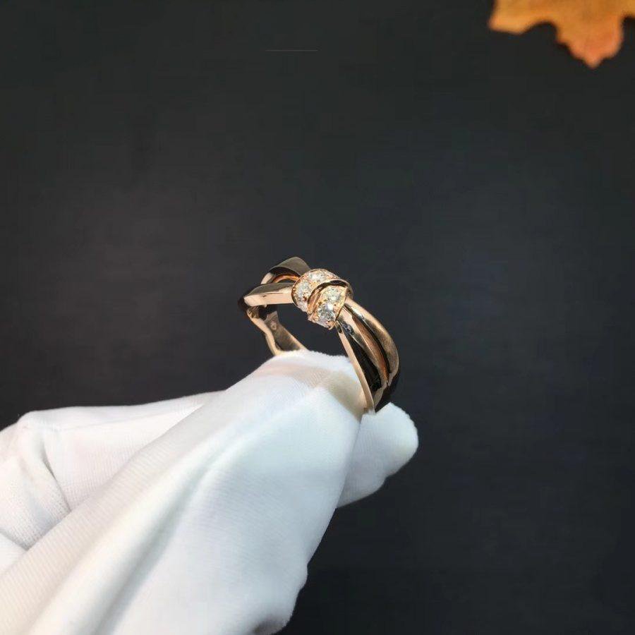 [LUXE JEWELRY]LIENS RING PINK GOLD DIAMOND