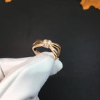 [LUXE JEWELRY]LIENS RING PINK GOLD DIAMOND