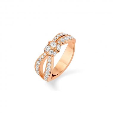[LUXE JEWELRY]LIENS PINK GOLD DIAMOND RING