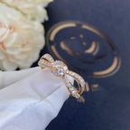[LUXE JEWELRY]LIENS PINK GOLD DIAMOND RING