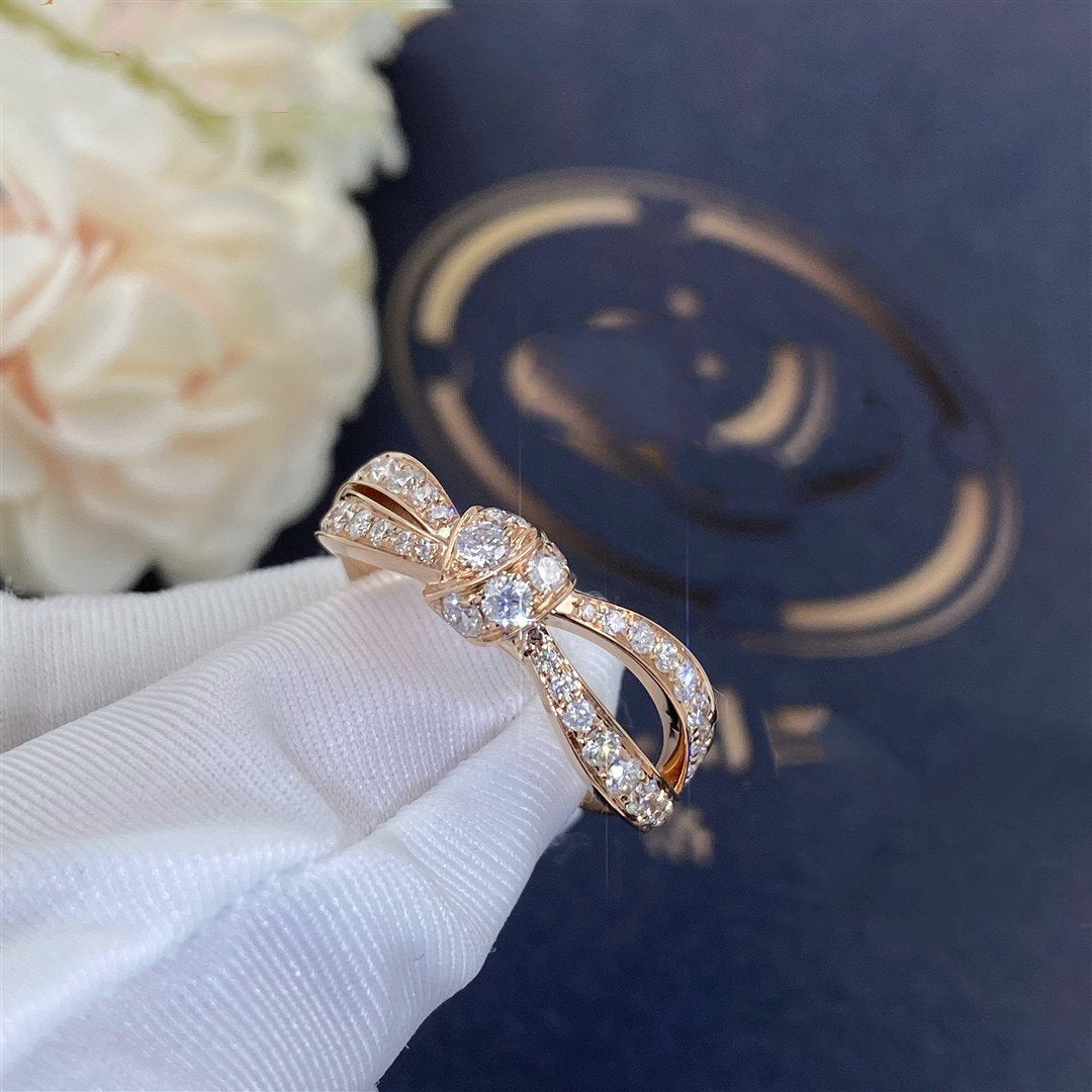 [LUXE JEWELRY]LIENS PINK GOLD DIAMOND RING