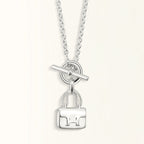 [LUXE JEWELRY]POP H PEDANT SILVER NECKLACE