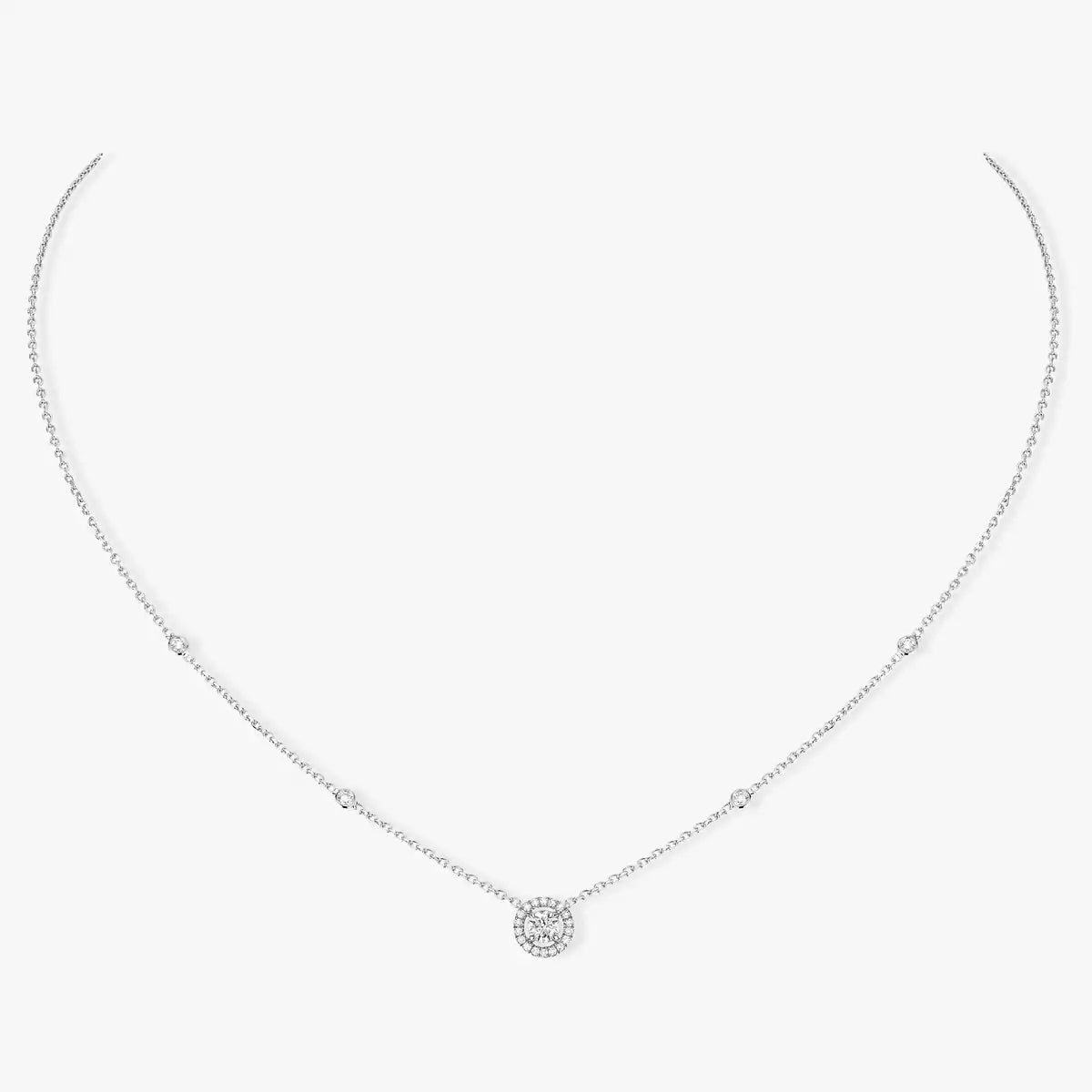 [Luxe Jewellery] Diamond Necklace 0,20ct Brilliant Shape Joy