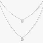 [LUXE JEWELRY]Diamond Necklace My Twin 2 Rows